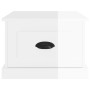 Mesa de centro madera contrachapada blanco brillo 50x50x35 cm de vidaXL, Mesas de centro - Ref: Foro24-816250, Precio: 47,06 ...