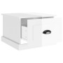 Mesa de centro madera contrachapada blanco brillo 50x50x35 cm de vidaXL, Mesas de centro - Ref: Foro24-816250, Precio: 47,06 ...