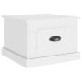 Mesa de centro madera contrachapada blanco 50x50x35 cm de vidaXL, Mesas de centro - Ref: Foro24-816248, Precio: 48,18 €, Desc...