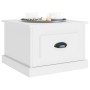 Mesa de centro madera contrachapada blanco 50x50x35 cm de vidaXL, Mesas de centro - Ref: Foro24-816248, Precio: 48,18 €, Desc...