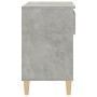 Mueble zapatero madera contrachapada gris hormigón 70x36x60 cm en Zapateros y organizadores de calzado | Comprar online en Foru.