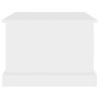 Mesa de centro madera contrachapada blanco 50x50x35 cm de vidaXL, Mesas de centro - Ref: Foro24-816248, Precio: 48,18 €, Desc...