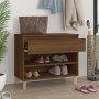 Mueble zapatero madera contrachapada roble marrón 70x36x60 cm en Zapateros y organizadores de calzado | Comprar online en Foru.e