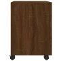 Oak Sonoma plywood wheeled filing cabinet 45x38x54 cm by vidaXL, Filing cabinets - Ref: Foro24-817137, Price: 49,68 €, Discou...