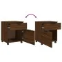 Oak Sonoma plywood wheeled filing cabinet 45x38x54 cm by vidaXL, Filing cabinets - Ref: Foro24-817137, Price: 49,68 €, Discou...