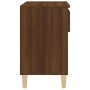 Mueble zapatero madera contrachapada roble marrón 70x36x60 cm en Zapateros y organizadores de calzado | Comprar online en Foru.e
