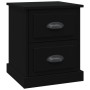 Mesita de noche madera contrachapada negro 39x39x47,5 cm de vidaXL, Mesitas de noche - Ref: Foro24-816146, Precio: 45,15 €, D...