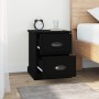 Mesita de noche madera contrachapada negro 39x39x47,5 cm de vidaXL, Mesitas de noche - Ref: Foro24-816146, Precio: 45,15 €, D...