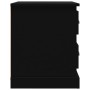 Mesita de noche madera contrachapada negro 39x39x47,5 cm de vidaXL, Mesitas de noche - Ref: Foro24-816146, Precio: 45,15 €, D...
