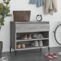 Mueble zapatero madera contrachapada gris Sonoma 70x36x60 cm en Zapateros y organizadores de calzado | Comprar online en Foru.es