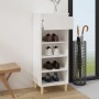 Mueble zapatero madera contrachapada blanco 40x36x105 cm en Zapateros y organizadores de calzado | Comprar online en Foru.es