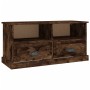 Mueble para TV madera contrachapada roble ahumado 93x35,5x45 cm de vidaXL, Muebles TV - Ref: Foro24-816469, Precio: 56,58 €, ...