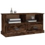Mueble para TV madera contrachapada roble ahumado 93x35,5x45 cm de vidaXL, Muebles TV - Ref: Foro24-816469, Precio: 56,58 €, ...