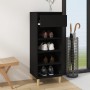 Mueble zapatero madera contrachapada negro 40x36x105 cm en Zapateros y organizadores de calzado | Comprar online en Foru.es