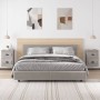 Mesita de noche de pared 2 uds gris Sonoma 41,5x36x53 cm de vidaXL, Mesitas de noche - Ref: Foro24-816405, Precio: 81,41 €, D...