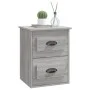 Mesita de noche de pared 2 uds gris Sonoma 41,5x36x53 cm de vidaXL, Mesitas de noche - Ref: Foro24-816405, Precio: 80,54 €, D...