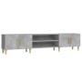 Mueble de TV madera contrachapada gris hormigón 180x31,5x40 cm de vidaXL, Muebles TV - Ref: Foro24-816260, Precio: 78,49 €, D...