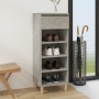 Mueble zapatero madera contrachapada gris hormigón 40x36x105 cm en Zapateros y organizadores de calzado | Comprar online en Foru