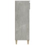 Mueble zapatero madera contrachapada gris hormigón 40x36x105 cm en Zapateros y organizadores de calzado | Comprar online en Foru