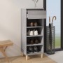 Mueble zapatero madera contrachapada gris Sonoma 40x36x105 cm en Zapateros y organizadores de calzado | Comprar online en Foru.e