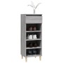 Mueble zapatero madera contrachapada gris Sonoma 40x36x105 cm en Zapateros y organizadores de calzado | Comprar online en Foru.e