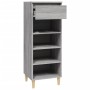 Mueble zapatero madera contrachapada gris Sonoma 40x36x105 cm en Zapateros y organizadores de calzado | Comprar online en Foru.e