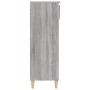 Mueble zapatero madera contrachapada gris Sonoma 40x36x105 cm en Zapateros y organizadores de calzado | Comprar online en Foru.e