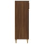 Mueble zapatero madera contrachapada roble marrón 40x36x105 cm en Zapateros y organizadores de calzado | Comprar online en Foru.