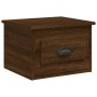 Mesitas de noche de pared 2 uds color roble marrón 41,5x36x28cm de vidaXL, Mesitas de noche - Ref: Foro24-816391, Precio: 61,...