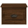 Mesitas de noche de pared 2 uds color roble marrón 41,5x36x28cm de vidaXL, Mesitas de noche - Ref: Foro24-816391, Precio: 61,...