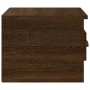 Mesitas de noche de pared 2 uds color roble marrón 41,5x36x28cm de vidaXL, Mesitas de noche - Ref: Foro24-816391, Precio: 61,...
