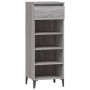 Mueble zapatero madera contrachapada gris Sonoma 40x36x105 cm en Zapateros y organizadores de calzado | Comprar online en Foru.e