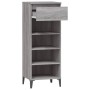 Mueble zapatero madera contrachapada gris Sonoma 40x36x105 cm en Zapateros y organizadores de calzado | Comprar online en Foru.e
