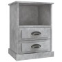 Mesita de noche gris hormigón 43x36x60 cm de vidaXL, Mesitas de noche - Ref: Foro24-816336, Precio: 67,91 €, Descuento: %