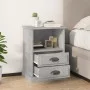 Mesita de noche gris hormigón 43x36x60 cm de vidaXL, Mesitas de noche - Ref: Foro24-816336, Precio: 66,78 €, Descuento: %