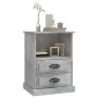 Mesita de noche gris hormigón 43x36x60 cm de vidaXL, Mesitas de noche - Ref: Foro24-816336, Precio: 66,78 €, Descuento: %