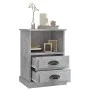 Mesita de noche gris hormigón 43x36x60 cm de vidaXL, Mesitas de noche - Ref: Foro24-816336, Precio: 66,78 €, Descuento: %