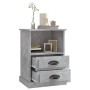 Mesita de noche gris hormigón 43x36x60 cm de vidaXL, Mesitas de noche - Ref: Foro24-816336, Precio: 67,91 €, Descuento: %