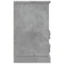 Mesita de noche gris hormigón 43x36x60 cm de vidaXL, Mesitas de noche - Ref: Foro24-816336, Precio: 66,78 €, Descuento: %