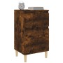 Mesita de noche color roble ahumado 40x35x70 cm de vidaXL, Mesitas de noche - Ref: Foro24-819702, Precio: 37,75 €, Descuento: %