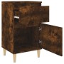 Mesita de noche color roble ahumado 40x35x70 cm de vidaXL, Mesitas de noche - Ref: Foro24-819702, Precio: 37,75 €, Descuento: %