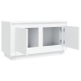Mueble de TV madera contrachapada blanco 80x35x45 cm en Muebles TV | Comprar online en Foru.es