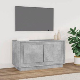 Mueble para TV madera contrachapada gris hormigón 80x35x45 cm en Muebles TV | Comprar online en Foru.es