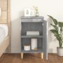 Mesita de noche madera contrachapada gris hormigón 40x35x70 cm de vidaXL, Mesitas de noche - Ref: Foro24-819636, Precio: 42,8...