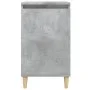Bedside table made of gray concrete plywood 40x35x70 cm by vidaXL, Nightstands - Ref: Foro24-819636, Price: 42,35 €, Discount: %