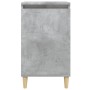 Mesita de noche madera contrachapada gris hormigón 40x35x70 cm de vidaXL, Mesitas de noche - Ref: Foro24-819636, Precio: 42,8...