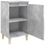 Bedside table made of gray concrete plywood 40x35x70 cm by vidaXL, Nightstands - Ref: Foro24-819636, Price: 42,35 €, Discount: %