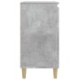 Mesita de noche madera contrachapada gris hormigón 40x35x70 cm de vidaXL, Mesitas de noche - Ref: Foro24-819636, Precio: 42,8...