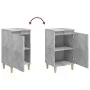Bedside table made of gray concrete plywood 40x35x70 cm by vidaXL, Nightstands - Ref: Foro24-819636, Price: 42,35 €, Discount: %