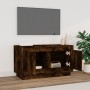 Mueble para TV madera contrachapada roble ahumado 80x35x45 cm en Muebles TV | Comprar online en Foru.es